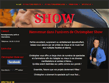 Tablet Screenshot of christophershow.com